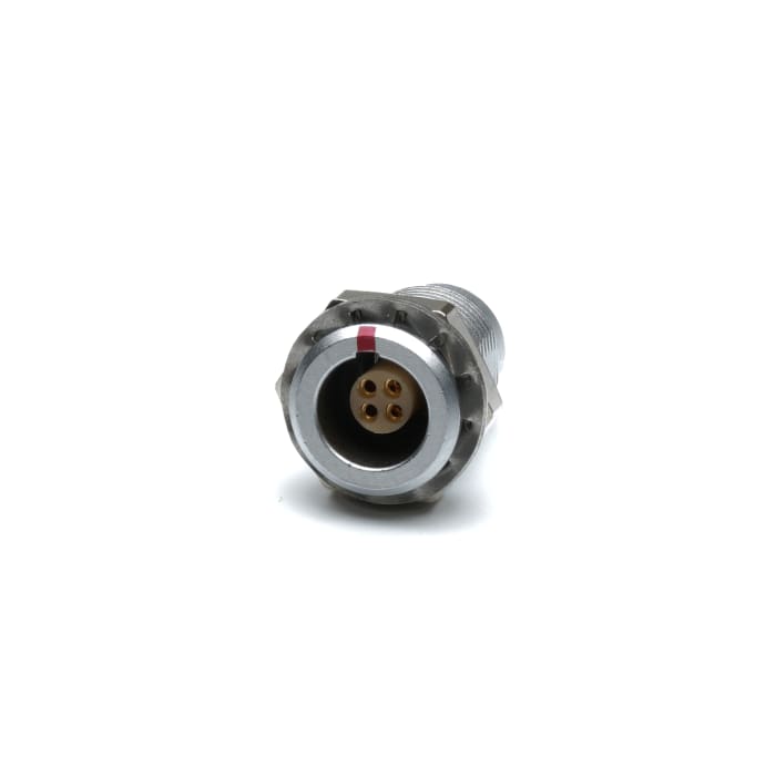 Connecteur circulaire RS PRO, M7, 4 contacts, Montage panneau, raccordement A souder