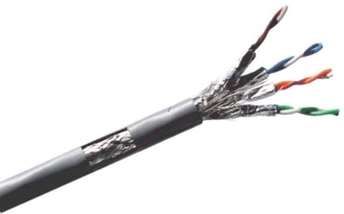 RS PRO, 500m Cat7a, Grey, F/UTP Shielded, Unterminated LSZH Sheath