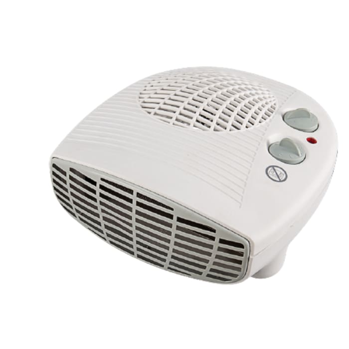 RS PRO 2kW Fan Heater, Floor Mounted, Type G - British 3-pin