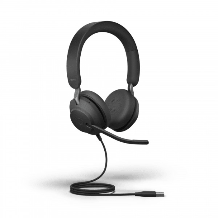 24089-989-999 Jabra Jabra Evolve2 40 UC Wired USB Ear Headset | 210-1401 | RS Components