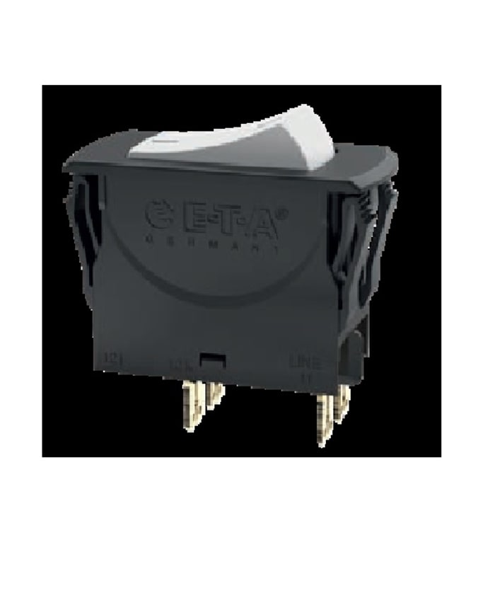 ETA Thermal Circuit Breaker - 3120-N 2 Pole 50 V DC, 240 V AC Voltage Rating, 5A Current Rating