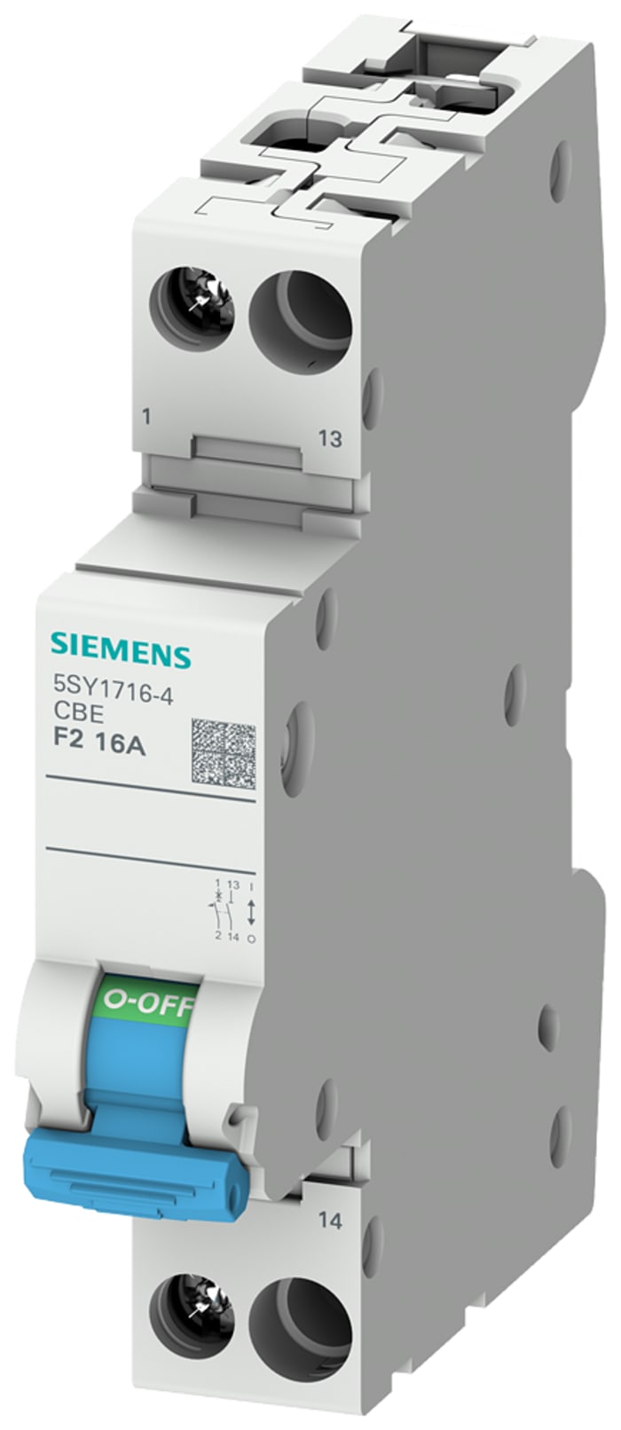 5SY1710-4 Siemens | Siemens SENTRON 5SY1 MCB, 1P, 10A, Type F2, 230V AC ...