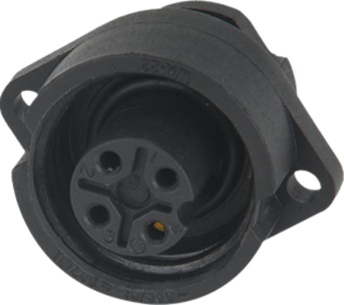 RS PRO Circular Connector, 4 Contacts, Panel Mount, Female, IP67