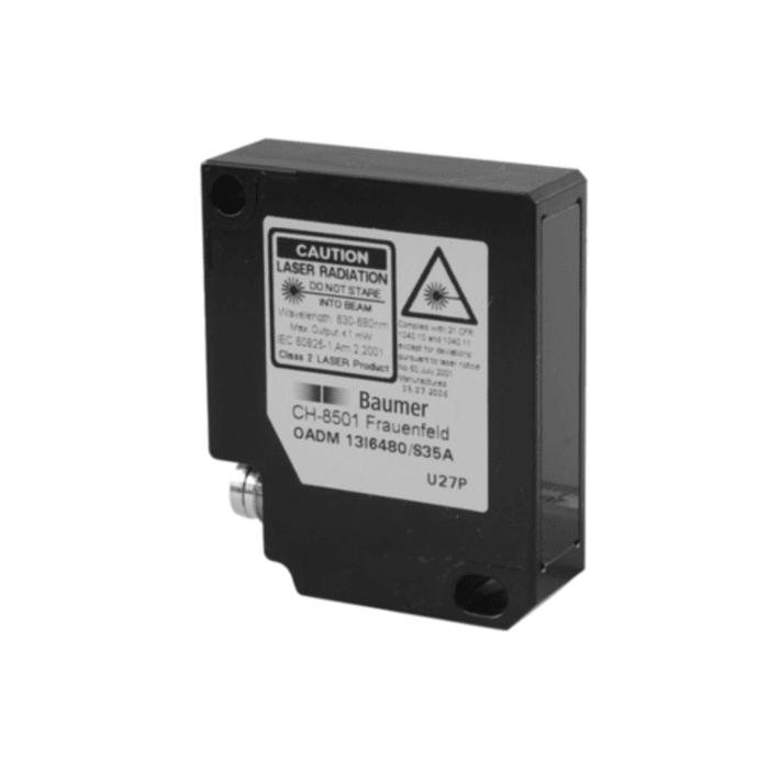 Baumer Distance Photoelectric Sensor, Block Sensor, 350 mm Detection Range