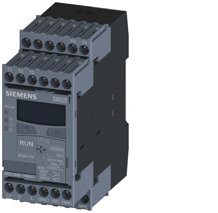 Siemens Temperature Monitoring Relay, 3PDT