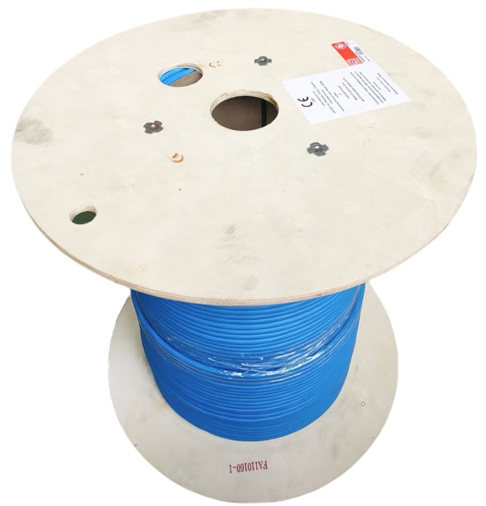 Câble Ethernet RS PRO catégorie 7, S/FTP, Bleu, Longueur 500m LSZH, Sans terminaison LSZH