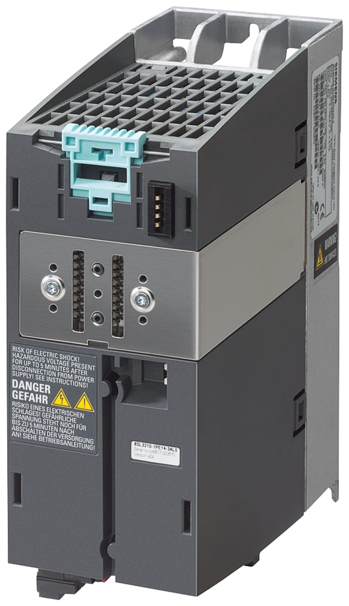 Siemens Power Module, 1.5 kW, 3 Phase, 480 V ac, 4.7 A, 5.5 A, SINAMICS PM240-2 Series