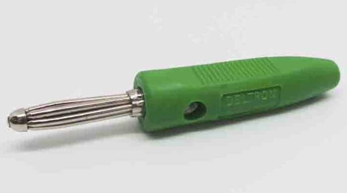 RS PRO | RS PRO Green Male Banana Connector, Screw Termination