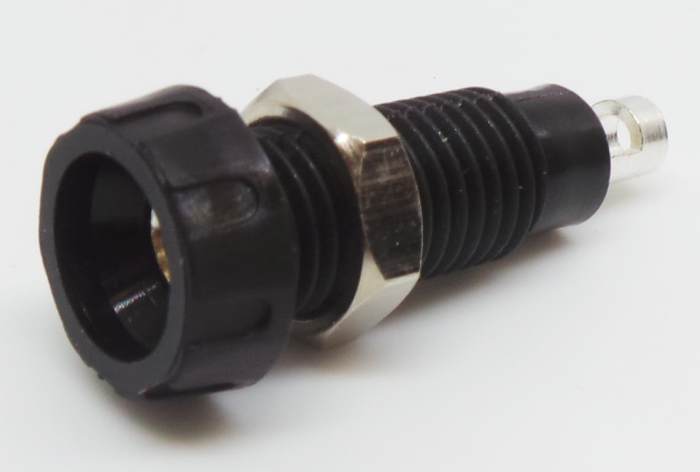 RS PRO Black Female Banana Socket, 4 mm Connector, Solder Termination, 10A, 50V, Silver Plating
