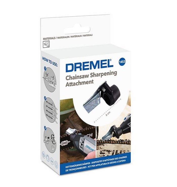 Dremel 5-Piece Chain Saw Sharpening Attachment, for use with Dremel multi-tool