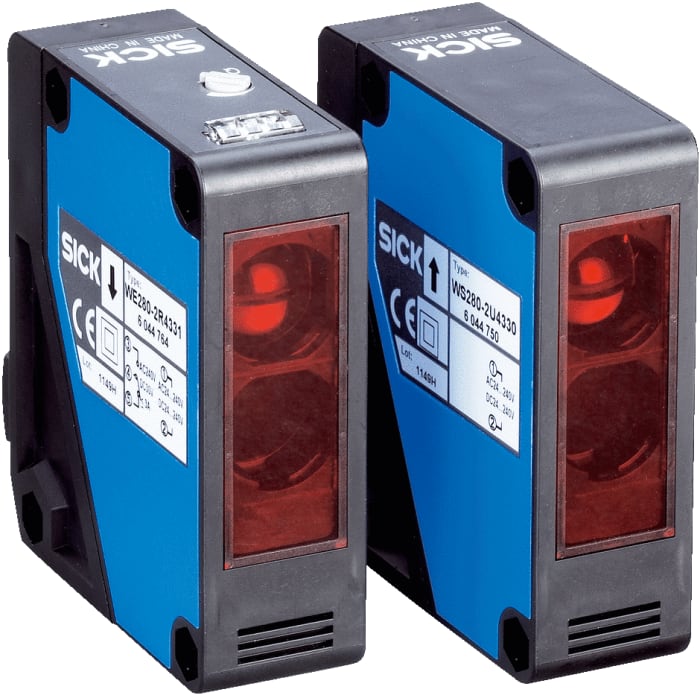 SICK Through Beam Photoelectric Sensor, Block Sensor, 0 → 60 m Detection Range