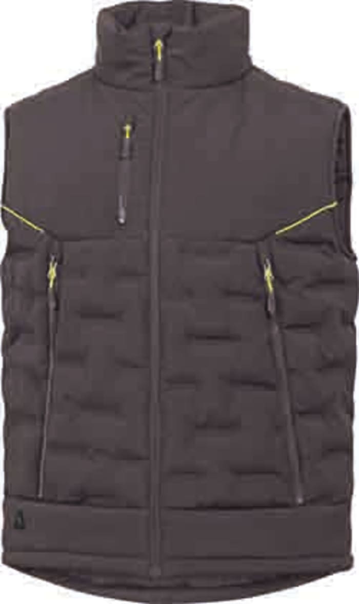 Delta Plus GRAVITY Yellow, Grey Cold Resistant Unisex Waistcoat, 3XL