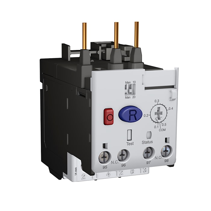 Allen Bradley Overload Relay 1NC + 1NO, 1 → 5 A F.L.C, 5 A Contact Rating, 3P, Bulletin