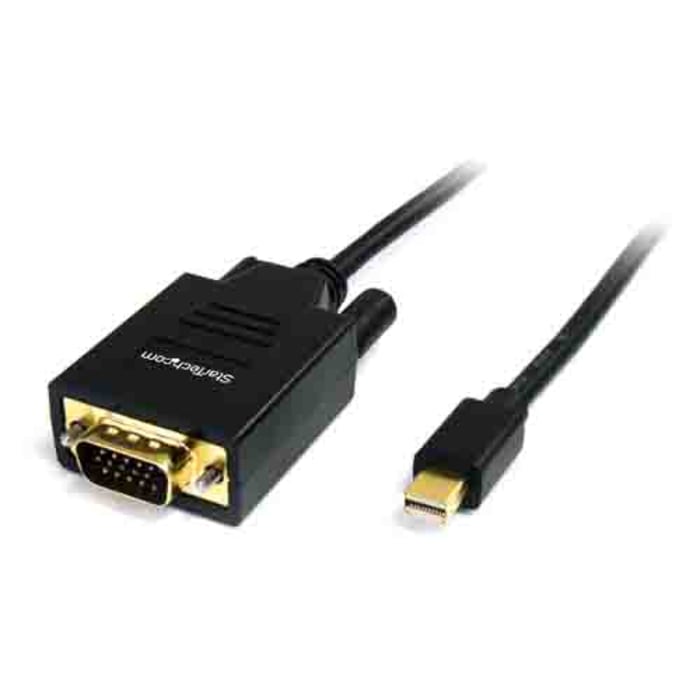 Startech Mini DisplayPort to VGA Video Converter, 1.8m Length - 1920 x 1200 Maximum Resolution