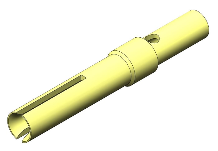 FCT from Molex, 173112 Series, size 1.8mm Female Crimp D-sub Connector Contact, Gold over Nickel Socket, 18 → 22