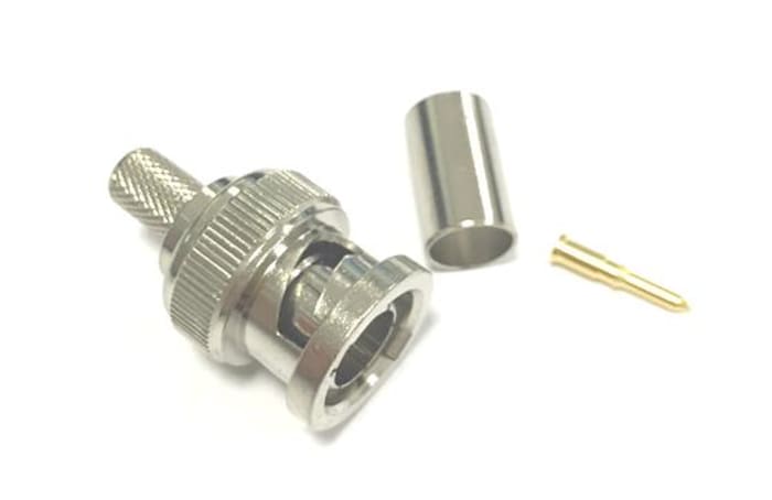 RS PRO, Plug Cable Mount BNC Connector, 75Ω, Straight Body