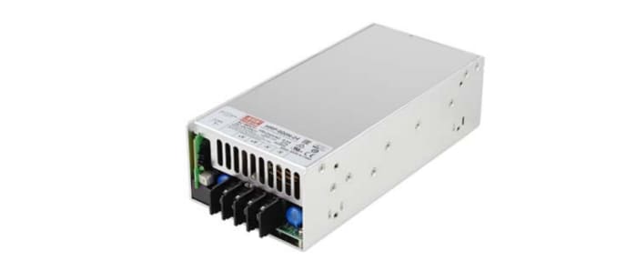 Mean Well Switching Power Supply, HRP-600N-12, 12V dc, 53A, 636W, 1 Output, 85 → 264V ac Input Voltage