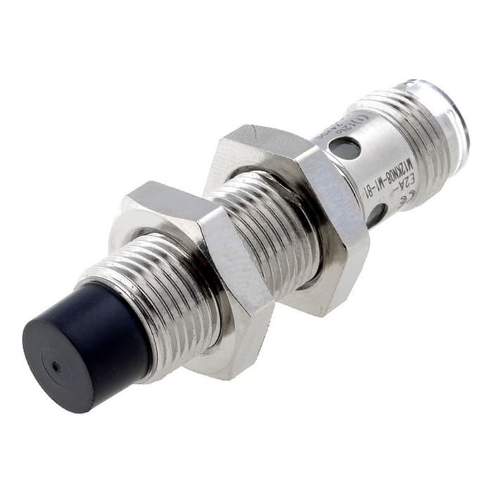 Omron Threaded Barrel Proximity Sensor, M12, 5 mm Detection, 12 → 24 V
