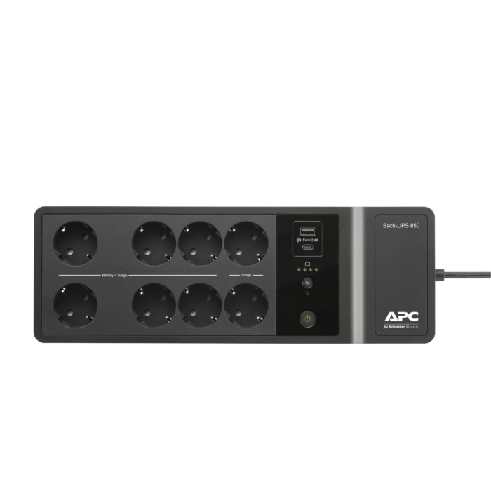 Fuente de alimentación ininterrumpida Back-UPS, 850VA, 520W, 230V, montaje independiente, alim. 230V