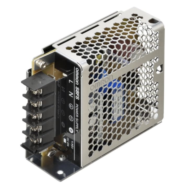 S8FSC05024J Omron Omron Switching Power Supply, 24V dc, 2.2A, 50W