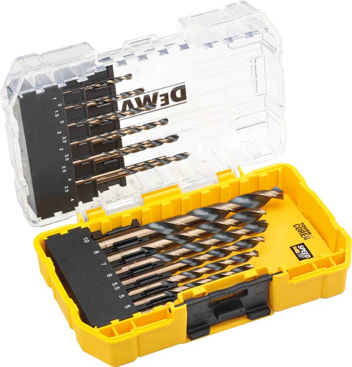 DT70728 QZ DeWALT DeWALT 19 Piece Twist Drill Bit Set for Multi