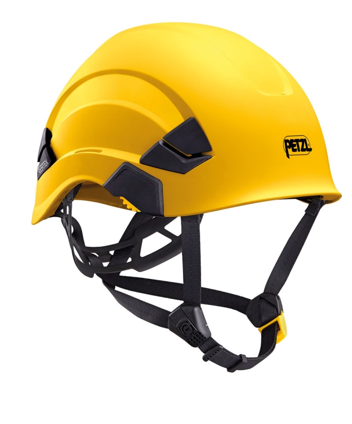 Casque de sécurité Petzl en ABS Jaune, gamme VERTEX