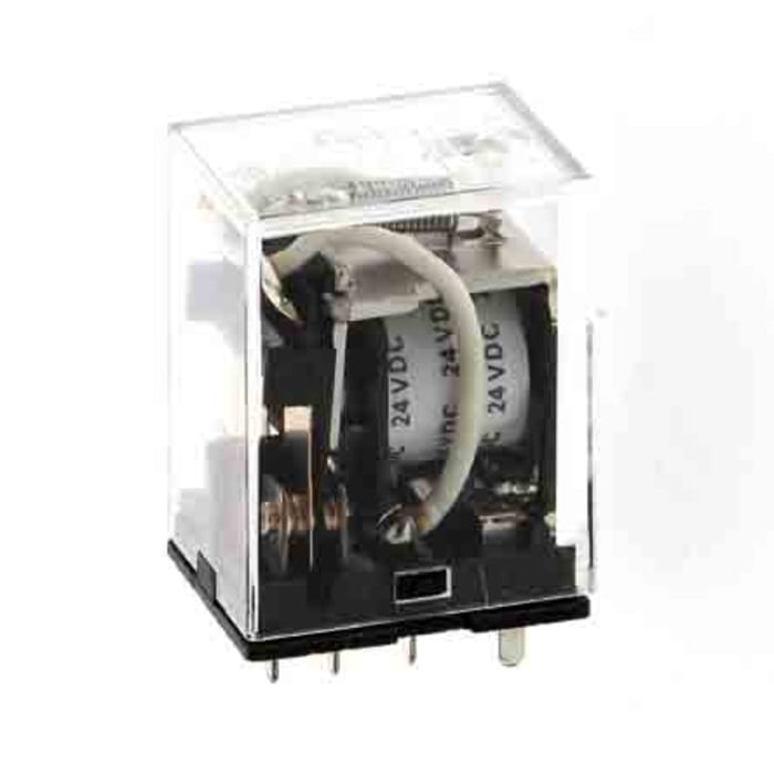 Relais Omron LY, 2 RT, bobine 110 → 120V c.a. Enfichable 0.9 → 1.1VA