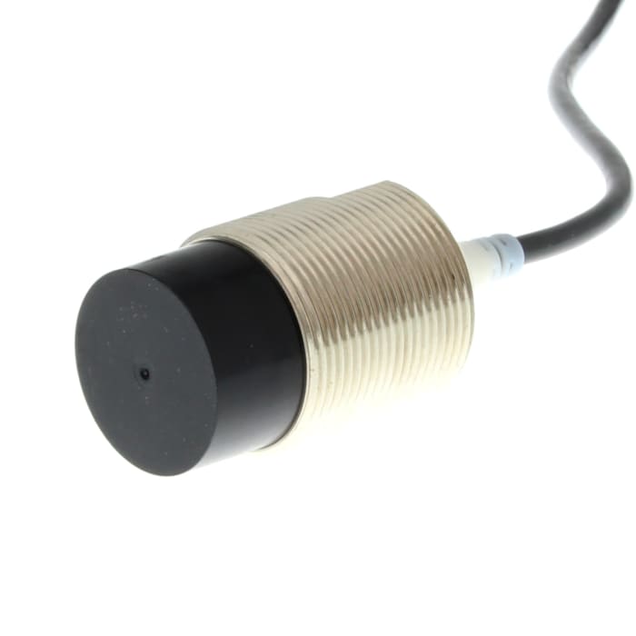 Omron Barrel-Style Inductive Proximity Sensor, M30, 20 mm Detection, PNP Output, 12 → 24 V dc, IP67, IP69K