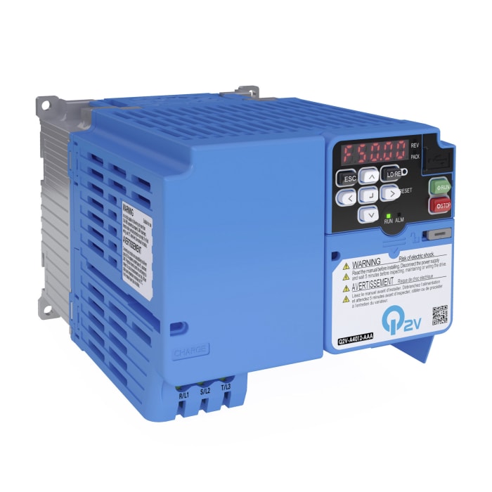 Variateur de fréquence Omron Q2V, 4 kW 200 V c.a. 1 phase, 17,6 A, 590Hz