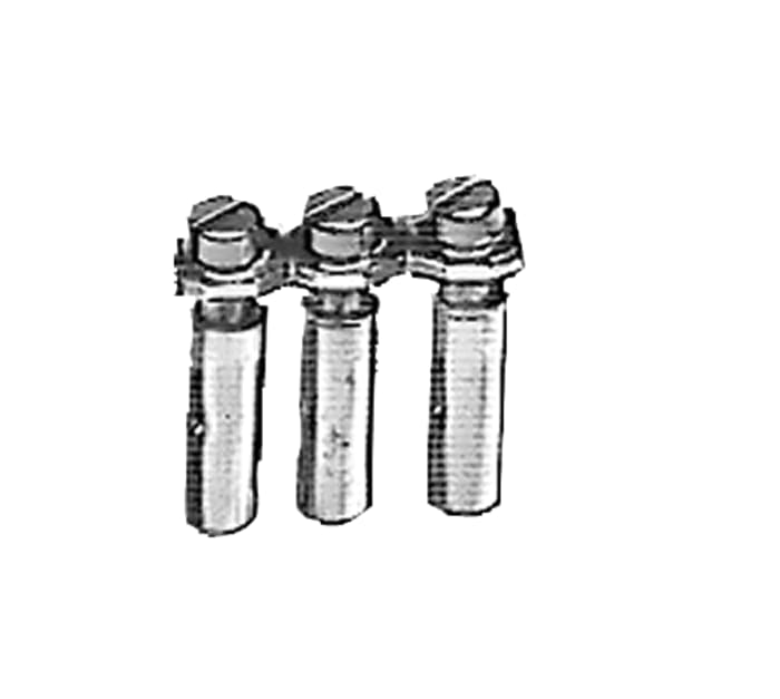 Tira de jumpers Siemens serie 8WA, para usar con Bloques de terminales para carril DIN