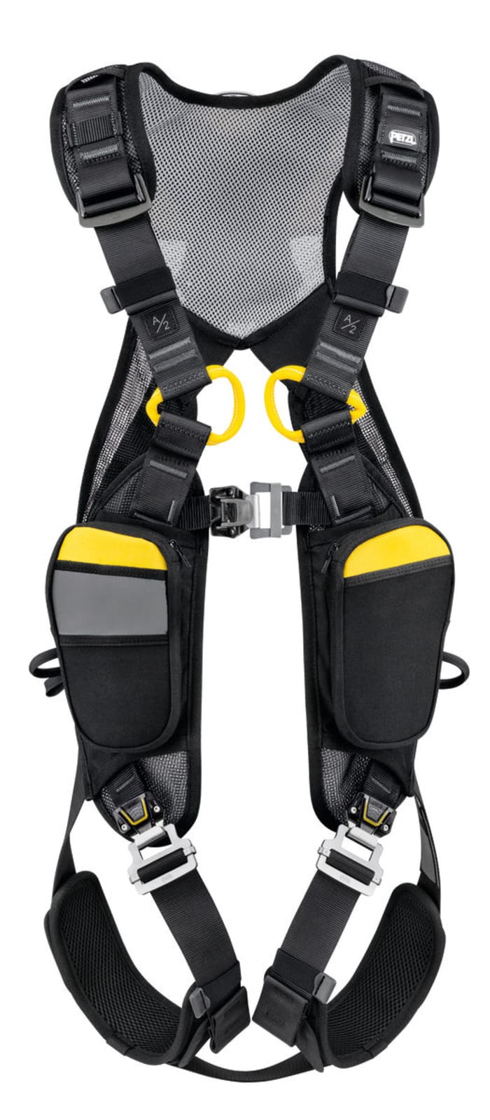 Petzl C073EA01 Front & Rear Attachment Safety Harness, 100kg Max, 1