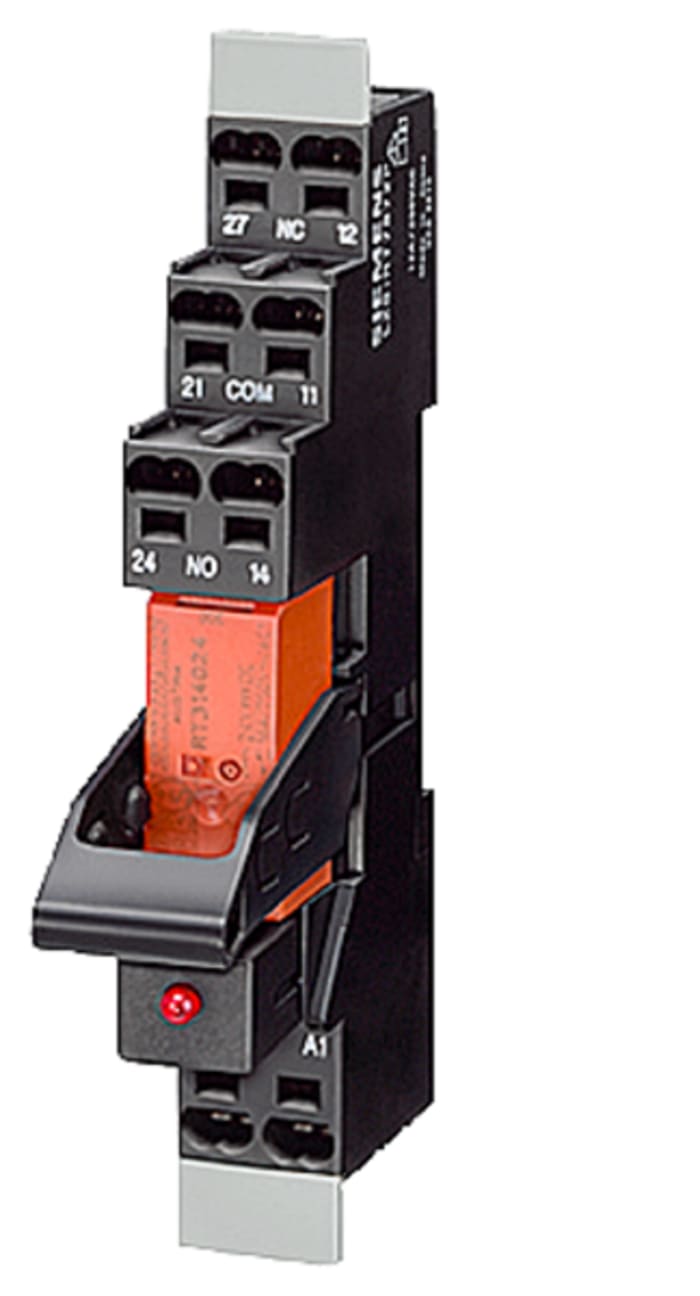 LZS:RT3D4L24 Siemens | Siemens LZS Series Coupling Relay, Snap-On, 24V ...