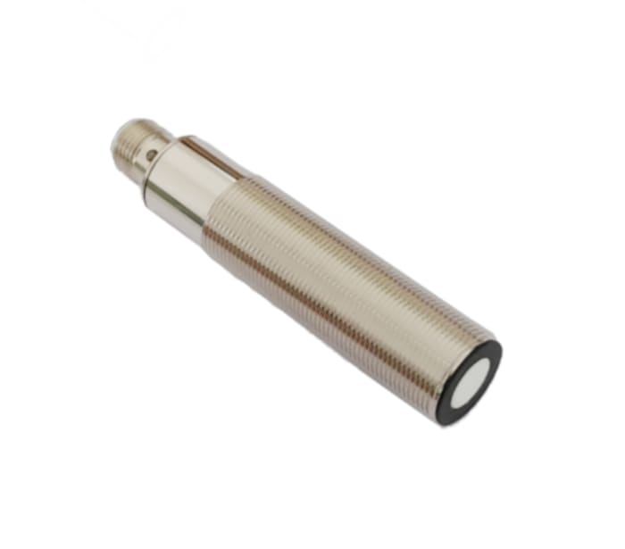 RS PRO Ultrasonic Threaded Barrel Proximity Sensor, M18, 1 m Detection, PNP NO/NC, 10 → 30 V dc