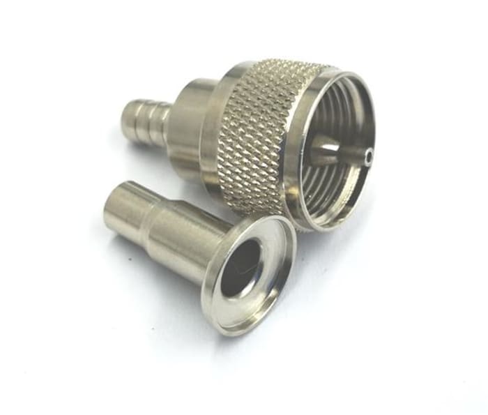 RS PRO, Plug Cable Mount UHF Connector, 50Ω, Cable Termination, Straight Body