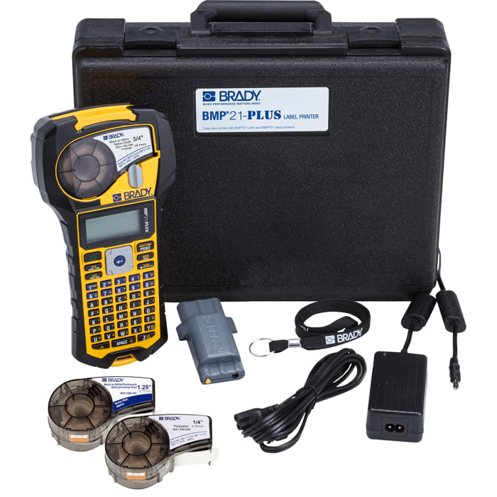 Étiqueteuse Brady BMP21 PLUS, clavier ABC, CYRILLIQUE fiche EU (type C)