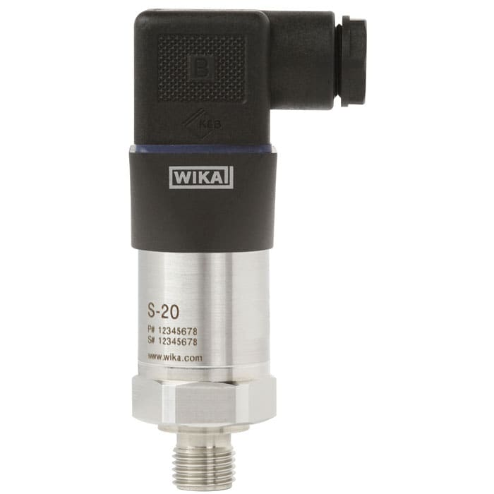 14071248 WIKA WIKA Gauge Pressure Sensor, 60bar Max Pressure Reading