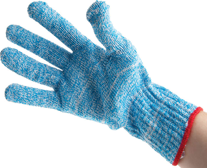Pro Fit Blue Filament Yarn Cut Resistant Gloves, Size 6, Uncoated Coating