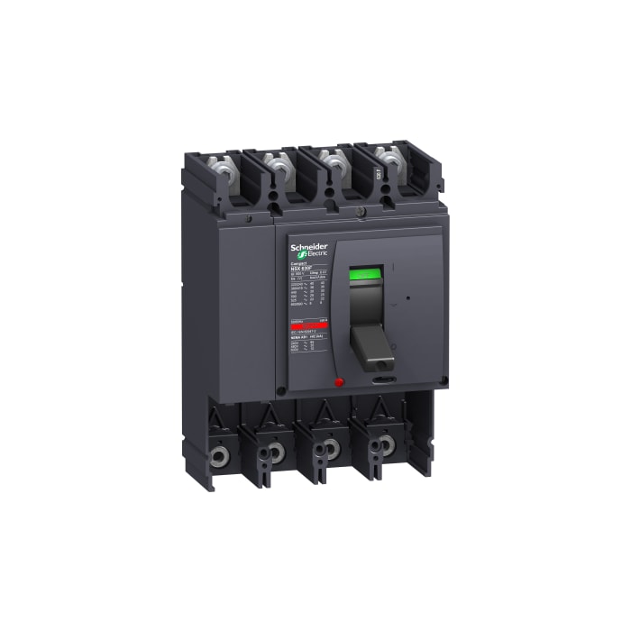 MCCB Schneider Electric, 4 Polos, 630A, Capacidad de Ruptura 50 kA, Montaje fijo, NSX, LV4