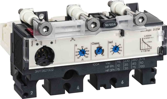 Schneider Electric 690V ac Circuit Trip for use with Compact NSX 100/160/250 Circuit Breakers