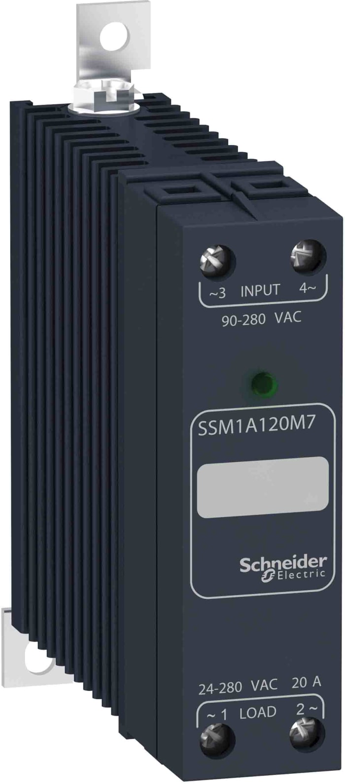 Schneider Electric SSM Series Solid State Relay, 30 A Load, DIN Rail Mount, 32 V ac Load