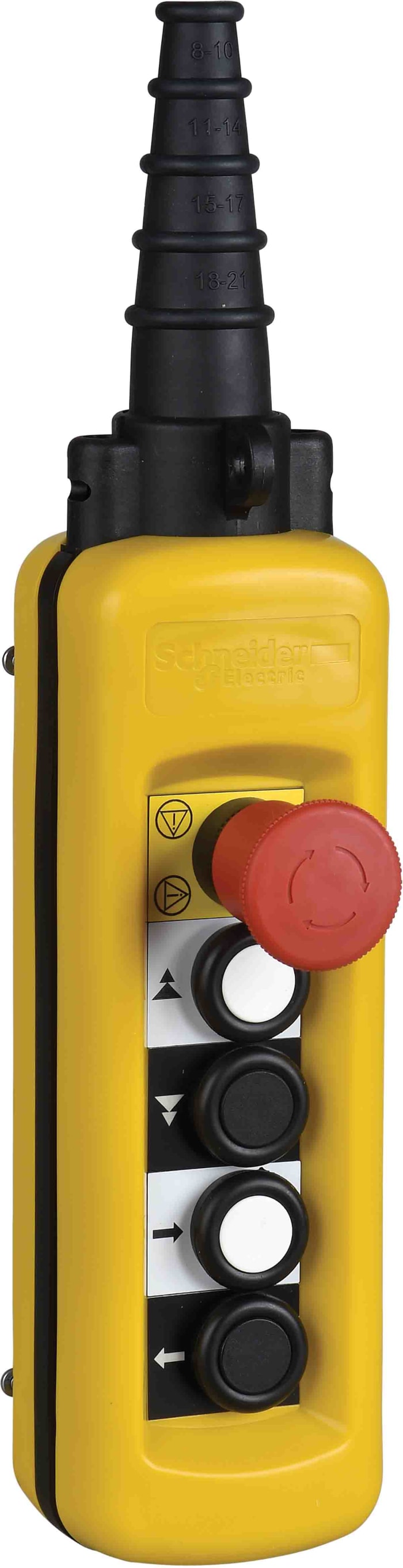 Schneider Electric 1 NC + 2 NO Push Button Pendant Station