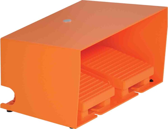 Schneider Electric Industrial Duty Momentary On-Off Foot Switch - Metal Case Material, 2NC+2NO, 3 A, 270 mA Contact