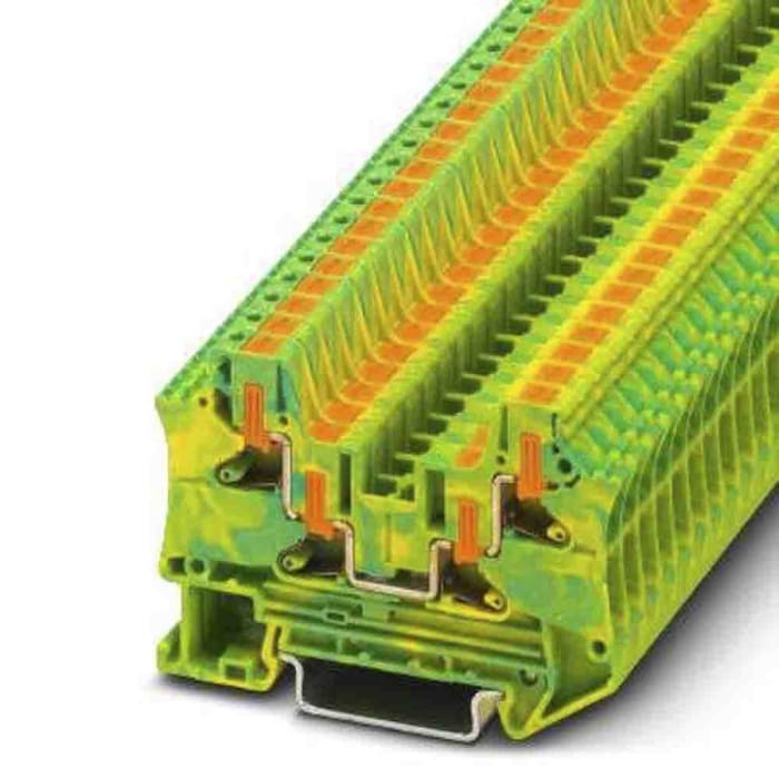 1088736 Phoenix Contact Green/Yellow PTV Feed Through Terminal Block 2205677 RS Components