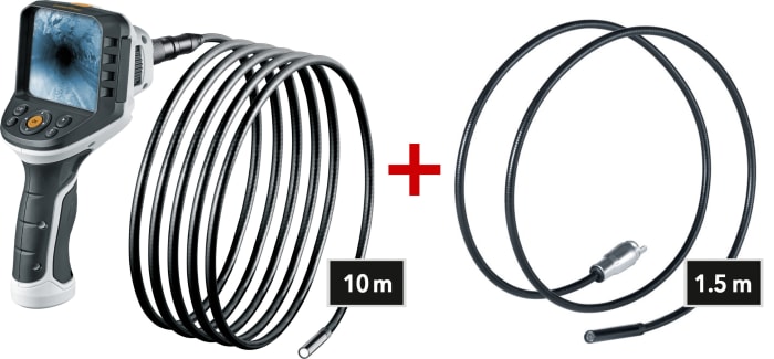 Kit de caméra d'inspection, sonde de 9mm x 1.5 m, 10 m