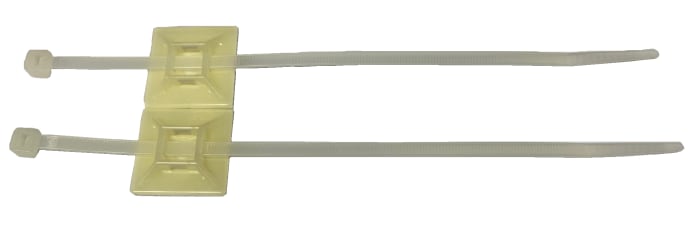 Serre-câble RS PRO, Naturel, en Nylon 66, x 50