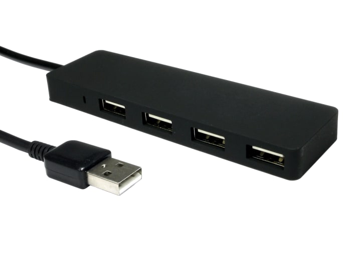 Hub USB RS PRO, USB 3.0 4 ports, USB A