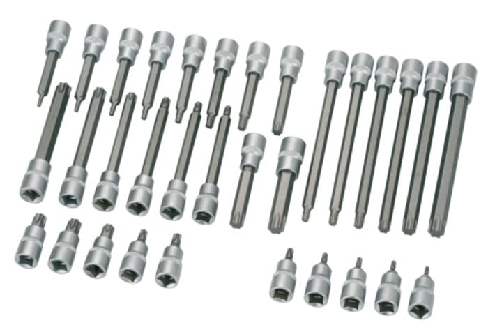 thumbnail image 2 of T45 Long Torx Bit Socket 1/2″ Drive 110mm Long Trident T131045... 2 of 9