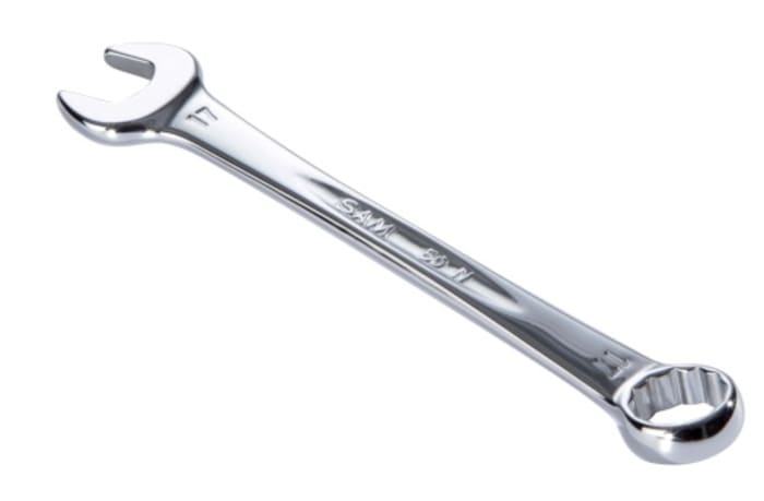 SAM Combination Spanner, 36mm, 1 27/64in, Metric, Height Safe, Double Ended, 350 mm Overall