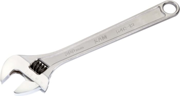 SAM Adjustable Spanner, 155 mm Overall, 22mm Jaw Capacity