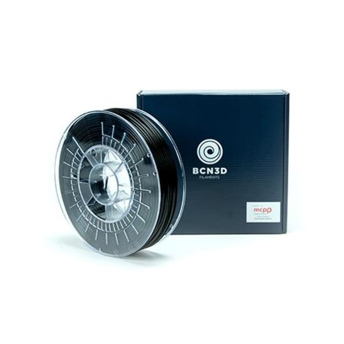 BCN3D 2.85 mm Black Polylactic Acid 3D Printer Filament, 750 g